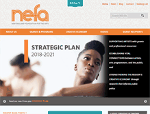 Tablet Screenshot of nefa.org
